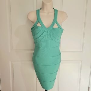 ✨️3/$9✨️ Honey & Rosie Teal Bodycon Mini Dress